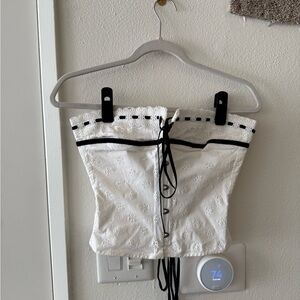 With Jean Sabrin Corset Top